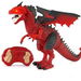 Electric Remote Control Dinosaur Spray Dragon Kids Toy Walking Simulation Animal Model Red. Available at Crazy Sales for $44.95