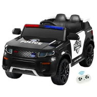 Detailed information about the product Electric Ride On Car Rigo Kids Patrol Police Ride On Cars Horn Music Remote Black