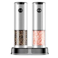 Detailed information about the product Electric Salt and Pepper Grinder Set Automatic Battery Pepper Mill Shakers Adjustable Coarseness Easy Filling Upgraded Larger Capacity with Led (2 Packï¼‰