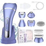 Detailed information about the product Electric Shaver For Womens Bikini Legs Underarm Public Hairs Rechargeable Trimmer With Detachable Head Cordless Wet Dry Use