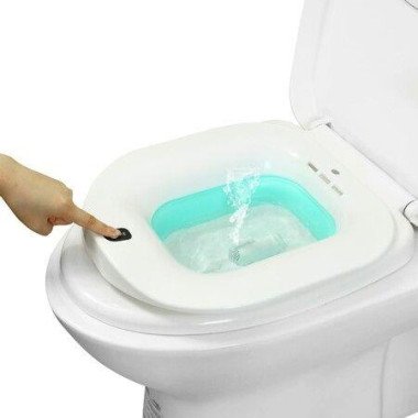 Electric Sitz Bath - Foldable Postpartum Care Basin - Sitz Bath Tub For Cleansing Vagina & Anal - Hemorrhoids And Perineum Treatment - Suitable For Women Maternity Elderly (Water Spray)