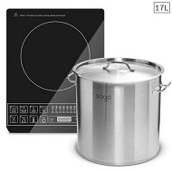 Detailed information about the product Electric Smart Induction Cooktop And 17L Stainless Steel Stockpot 28cm Stock Pot