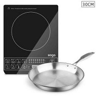Detailed information about the product Electric Smart Induction Cooktop And 30cm Stainless Steel Fry Pan Cooking Frying Pan
