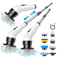 Detailed information about the product Electric Spin Scrubber, Full Body IPX7 Waterproof Bathroom Scrubber, Cordless Shower Cleaner Brush for Bathtub Kitchen Wall Cleaning