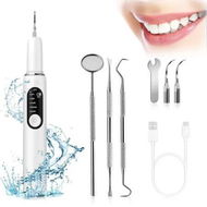 Detailed information about the product Electric Tooth Cleaner Tartar Remover with LED Light,5 Modes Rechargeable Teeth Cleaning Kit with Dental Tools