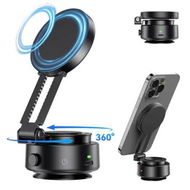 Detailed information about the product Electric Vacuum Suction Car Phone Holder, 360 Degree Rotation Magnetic Phone Holder for Car Foldable Strong Suction Adjustable Car Phone Mount Stand
