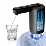 Detailed information about the product Electric Water Bottle Pump, Water Dispenser for 5 Gallon Bottle, Portable Drinking Water Pump, Universal 2-Motor Silent Jug Dispenser-Black