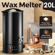 Detailed information about the product Electric Wax Melter 14L Candle Making 1800W Melting Pot Furnace Quick Pour Spout Soy Bees Soap Maker Machine Temperature Control Home Commercial