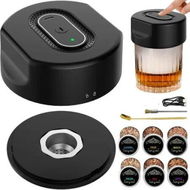 Detailed information about the product Electric Whiskey Smoker Kit with Lighter,6 Flavors Wood Chips,Cocktail Smoker Kit with USB Charging,Old Fashioned Smoker Kit Bar Sets