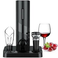 Detailed information about the product Electric Wine Opener Set Automatic Wine Bottle Corkscrew Openers Wine Pourer With Vacuum Wine Stoppers And Foil Cutter