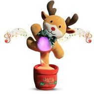 Detailed information about the product Electronic Dancing Christmas Tree Plush Toy For Baby Talking Dancing Singing Mimicking Repeating Christmas Toy For Best Gift For Kids And Home Ornament (Christmas Deer)