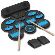 Detailed information about the product Electronic Drum Set 9-Pad Drum Kit with Built-in Speakers Bluetooth,AUX,Roll-up Drum Pad with 2 Foot Pedals Rechargeable