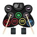Electronic Drum Set 9 Pads Roll Up Electric Headphone Jack Speaker Sticks Foot Pedals Kids Xmas Gift Age 3+. Available at Crazy Sales for $54.95
