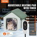 Elevated Heated Cat House Outdoor Kitty Shelter with Heated Pad Green (S). Available at Crazy Sales for $129.95