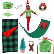 Detailed information about the product Elf on shelf Christmas Accessories for Elf Doll, Santa Clothing Babie Fashion Dressup Gifts Doll Not included