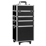 Detailed information about the product Embellir 7 in 1 Portable Cosmetic Beauty Makeup Trolley - Black