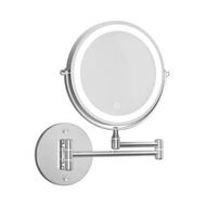 Detailed information about the product Embellir Extendable Makeup Mirror 10X Magnifying Double-Sided Bathroom Silver