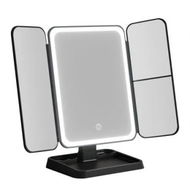 Detailed information about the product Embellir LED Makeup Mirror Tri-fold Lighted Vanity Mirrors 1X2X3X Magnifications