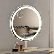 Detailed information about the product Embellir Makeup Mirror 40x40cm Hollywood Vanity with LED Light Tabletop Round