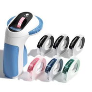 Detailed information about the product Embossing Label Maker Machine, Retro Embossed Label Maker, Old School Embosser Labeler with 6 Rolls 3D Embossing Label, Blue