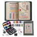 Embroidery Pattern Book and 86 Piece Needle Thread Kit Compact And Portable Design Comprehensive Embroidery Guide Perfect for Beginners Enthusiasts. Available at Crazy Sales for $24.99