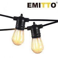 Detailed information about the product EMITTO 10M Festoon String Lights Christmas Wedding Party Waterproof Outdoor