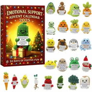 Detailed information about the product Emotional Support Advent Calendar 2026,24 Days Christmas Advent Calendar with 24 Unique Emotional Support Tools,Birthday and Christmas Gifts