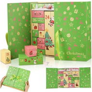 Detailed information about the product Empty Advent Calendar To Fill,DIY Advent Calendar Empty Boxes,Fillable 24 Days Countdown Calendar With Boxes Make Fill Your Own Calendar