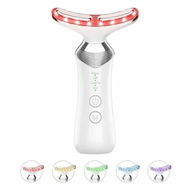 Detailed information about the product EMS Light Lifting LED Neck Massager Skin Care Electronic Essence Penetration Microcurrent Conduction Warming Lifting Pulse Induction