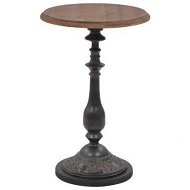 Detailed information about the product End Table Solid Fir Wood 40x64 cm Brown