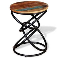 Detailed information about the product End Table Solid Reclaimed Wood