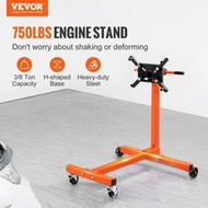 Detailed information about the product Engine Stand 750LBS Motor Hoist Dolly 360 Degree Adjustable Mounting Head