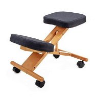 Detailed information about the product Ergonomic Adjustable Kneeling Chair BLACK