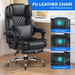 Ergonomic Office Chair Comfy Executive Computer Desk Swivel Recliner Armchair Gaming Home Work Study Reclining Adjustable Footrest PU Leather Black. Available at Crazy Sales for $199.95