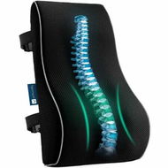 Detailed information about the product Ergonomic Seat Cushion for Office Chair Memory Foam for Tailbone Sciatica Back Pain Relief Washable Cover Non Slip Base Gift COL Gray