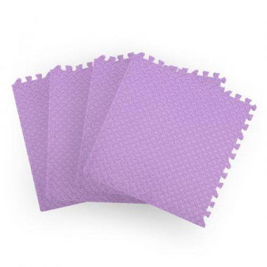 EVA Foam Kids Play Mat Floor Purple