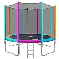 Detailed information about the product Everfit 10FT Trampoline for Kids w/ Ladder Enclosure Safety Net Pad Gift Round