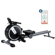 Detailed information about the product Everfit 16 Level Magnetic Rowing Machine for Home with App Connect Black