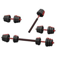 Detailed information about the product Everfit 20kg Adjustable Dumbbell Barbell Set Weight Plates Home Workout