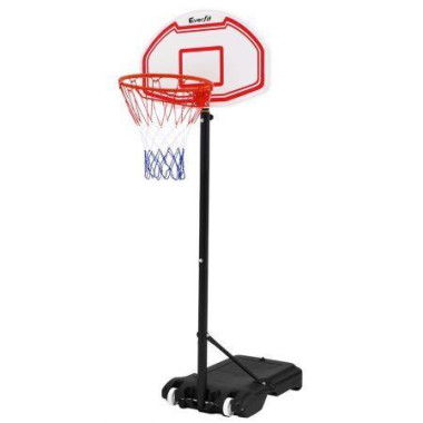 Everfit 2.1M Basketball Hoop Stand System Adjustable Portable Pro Kids White