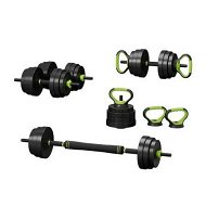 Detailed information about the product Everfit 25kg Adjustable Dumbbells Set Kettle Bell Weight Plates Barbells Gym