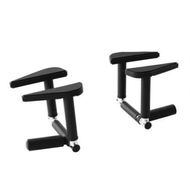 Detailed information about the product Everfit 2Pcs/Set Pull Up Bar Portable Foldable Dip Station Multi Gym 120kg Home Power Station Black