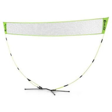 Everfit 3M Badminton Tennis Net Portable Volleyball Kit Yellow