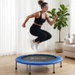 Everfit 40-Inch Fitness Trampoline Rebounder Mini Round Trampoline Home Workouts. Available at Crazy Sales for $94.95