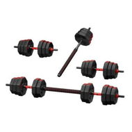 Detailed information about the product Everfit 40kg Adjustable Dumbbell Barbell Set Weight Plates Home Workout