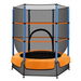 Everfit 4.5FT Trampoline for Kids w/ Enclosure Safety Net Rebounder Gift Orange. Available at Crazy Sales for $134.95