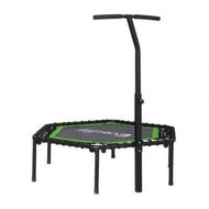 Detailed information about the product Everfit 48inch Hexagon Trampoline Kids Exercise Adjustable Handrail Green