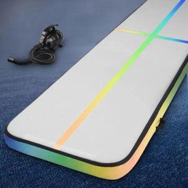 Everfit 5M Air Track Gymnastics Tumbling Exercise Mat W/ Pump Inflatable Colour