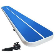 Detailed information about the product Everfit 5X1M Inflatable Air Track Mat 20CM Thick With Pump Tumbling Gymnastics Blue