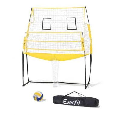 Everfit 8ft Volleyball Net Free-standing Adjustable Height Portable with Ball and Bag
